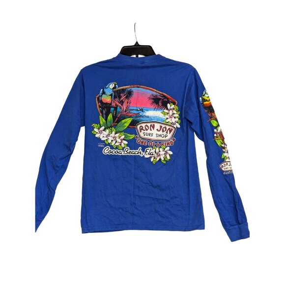 Ron Jon Surf Shop "One Of A Kind" Parrot Print Long Sleeve T-Shirt Cocoa Beach R - Picture 7 of 9